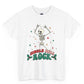 Jingle Bell Rock Skeleton Holiday T-Shirt - Bold Printed Tees