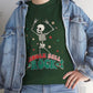 Jingle Bell Rock Skeleton Holiday T-Shirt - Bold Printed Tees