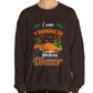 I Was Thinner Before Dinner Crewneck Funny Thanksgiving Sweatshirt - Bold Printed Tees