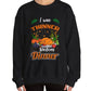 I Was Thinner Before Dinner Crewneck Funny Thanksgiving Sweatshirt - Bold Printed Tees