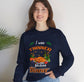 I Was Thinner Before Dinner Crewneck Funny Thanksgiving Sweatshirt - Bold Printed Tees