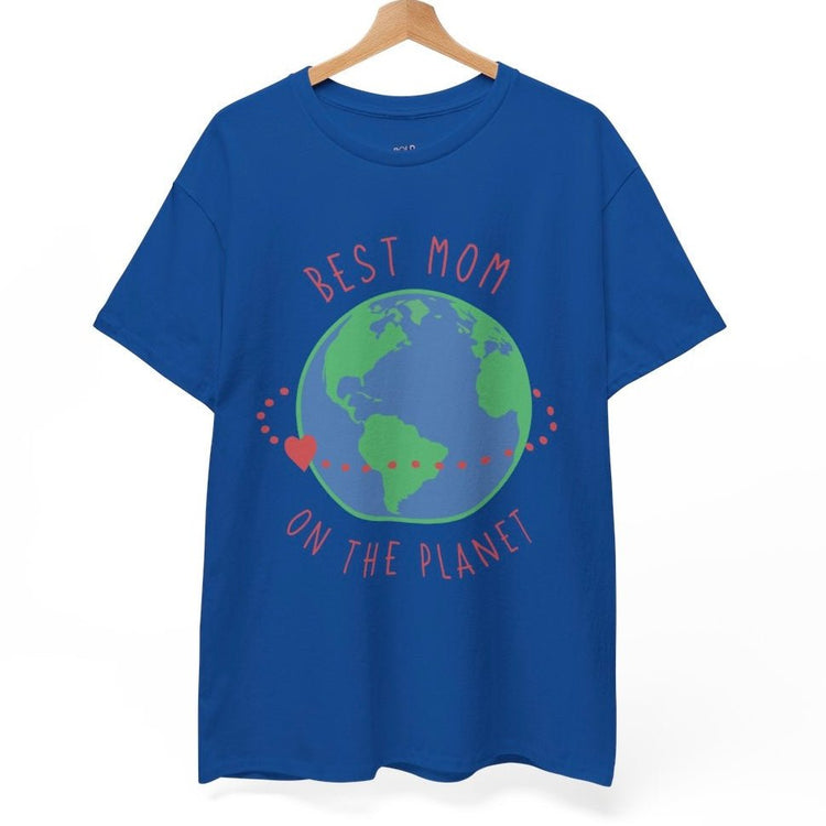 Best Mom on the Planet T-Shirt - Bold Printed Tees