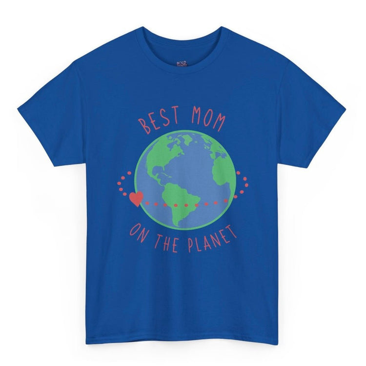 Best Mom on the Planet T-Shirt - Bold Printed Tees