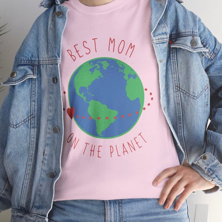 Best Mom on the Planet T-Shirt - Bold Printed Tees