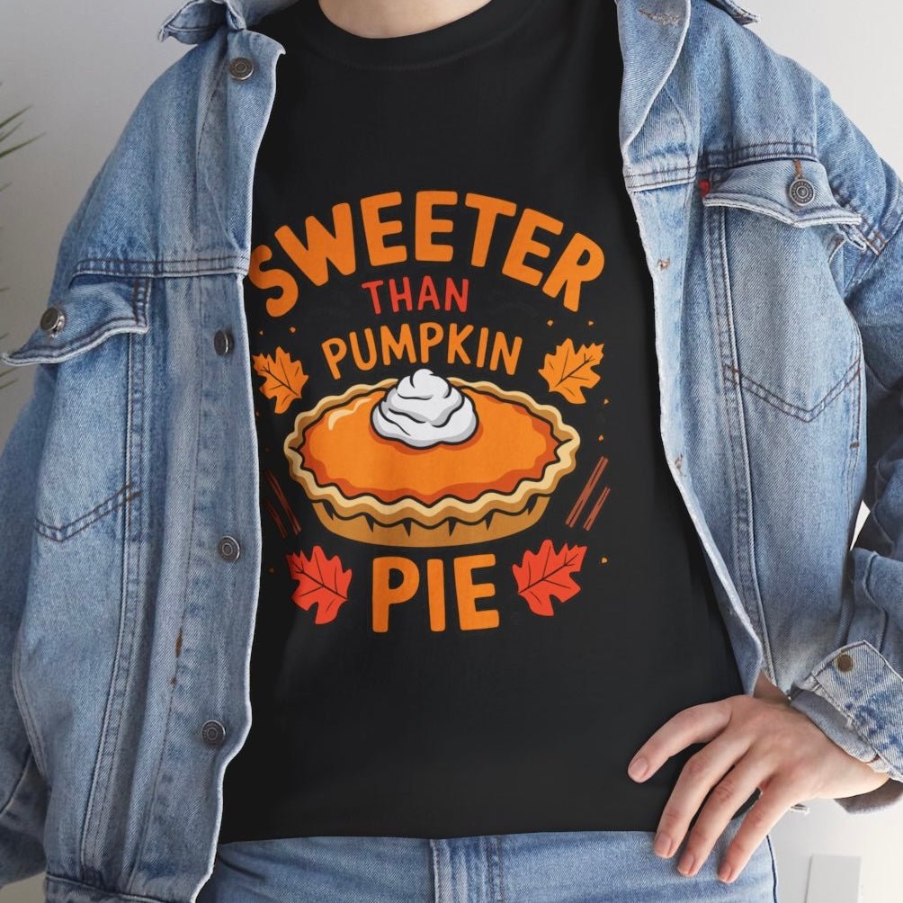 Sweeter Than Pumpkin Pie T-Shirt - Bold Printed Tees