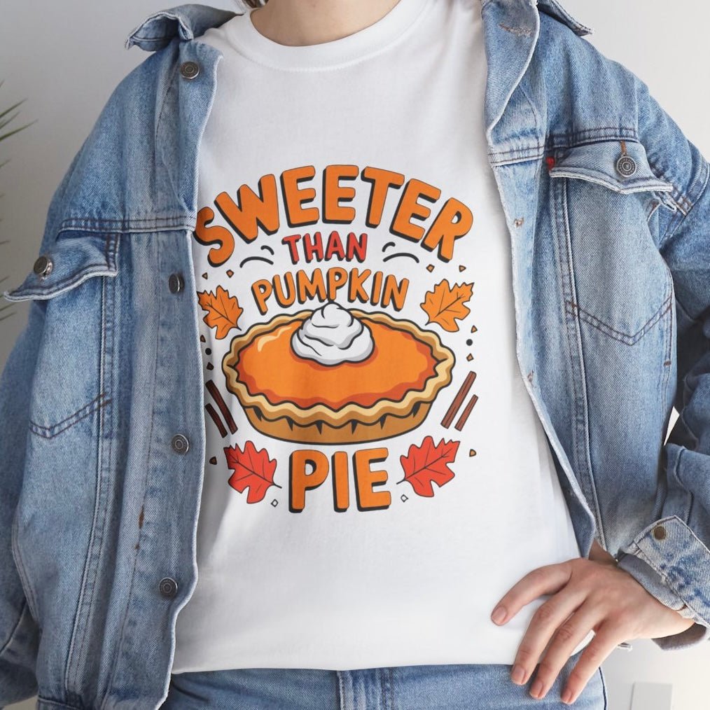 Sweeter Than Pumpkin Pie T-Shirt - Bold Printed Tees