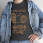 I’m The Crazy Camera Lady Photographer T-Shirt - Bold Printed Tees