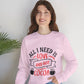 All I Need Is Love and Hot Cocoa Crewneck Sweatshirt - Bold Printed Tees