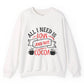 All I Need Is Love and Hot Cocoa Crewneck Sweatshirt - Bold Printed Tees