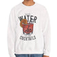 Save Water Drink Cocktails Funny Crewneck Sweatshirt - Bold Printed Tees