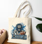 Lions Football Sports Detroit Tote Bag - Bold Printed Tees