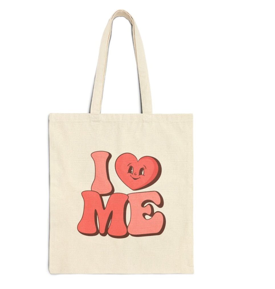 I Love Me Tote Bag - Bold Printed Tees