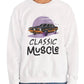 Classic Muscle Car Crewneck Sweatshirt - Bold Printed Tees