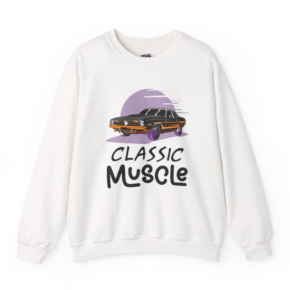 Classic Muscle Car Crewneck Sweatshirt - Bold Printed Tees