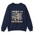 American Veteran Crewneck Sweatshirt - Bold Printed Tees