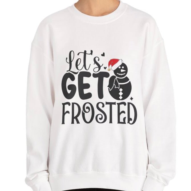Let’s Get Frosted Christmas Crewneck - Bold Printed Tees
