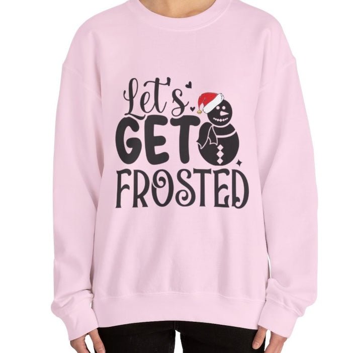 Let’s Get Frosted Christmas Crewneck - Bold Printed Tees