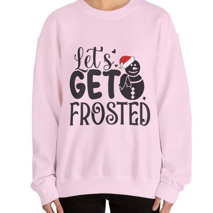 Let’s Get Frosted Christmas Crewneck - Bold Printed Tees