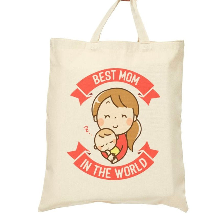 Best Mom In The World Tote Bag - Bold Printed Tees