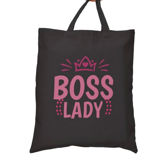 Boss Lady Tote Bag - Bold Printed Tees