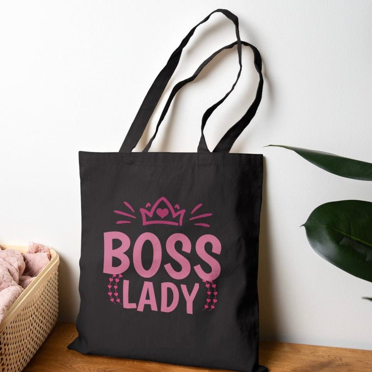 Boss Lady Tote Bag - Bold Printed Tees