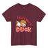I Don’t Give a Duck Funny Graphic Tee - Bold Printed Tees
