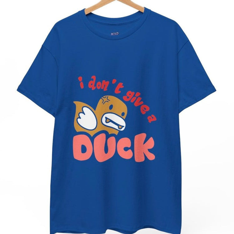 I Don’t Give a Duck Funny Graphic Tee - Bold Printed Tees