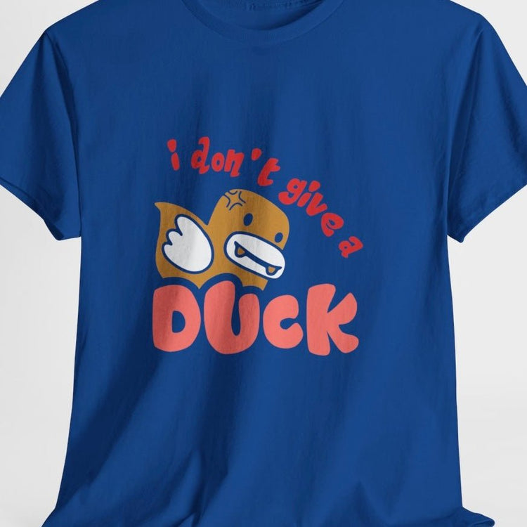 I Don’t Give a Duck Funny Graphic Tee - Bold Printed Tees