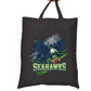 Seahawks Football Tote Bag – Fan Inspired Game Day Sports Tote - Bold Printed Tees