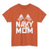 Navy Mom T-Shirt / Proud Military Mom Patriotic Anchor Tee - Bold Printed Tees