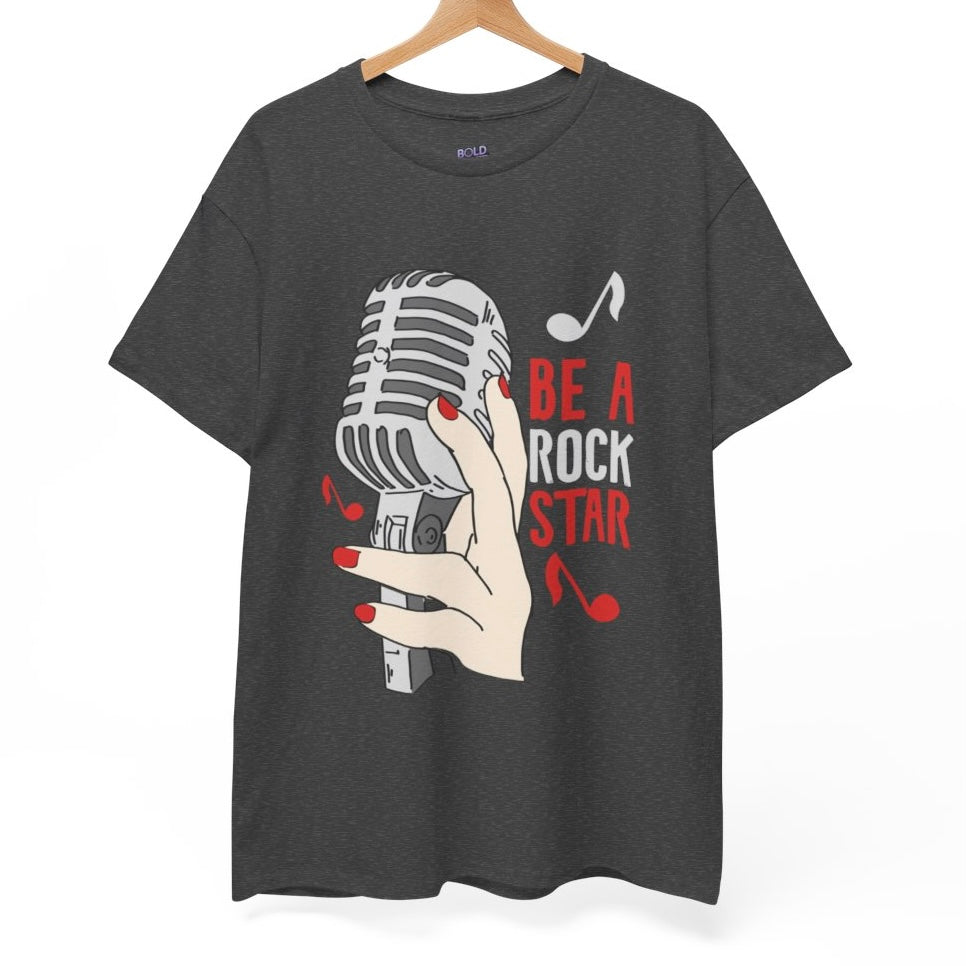Be a Rock Star T-Shirt - Bold Printed Tees
