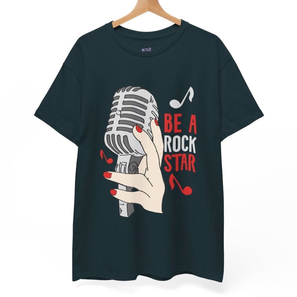 Be a Rock Star T-Shirt - Bold Printed Tees