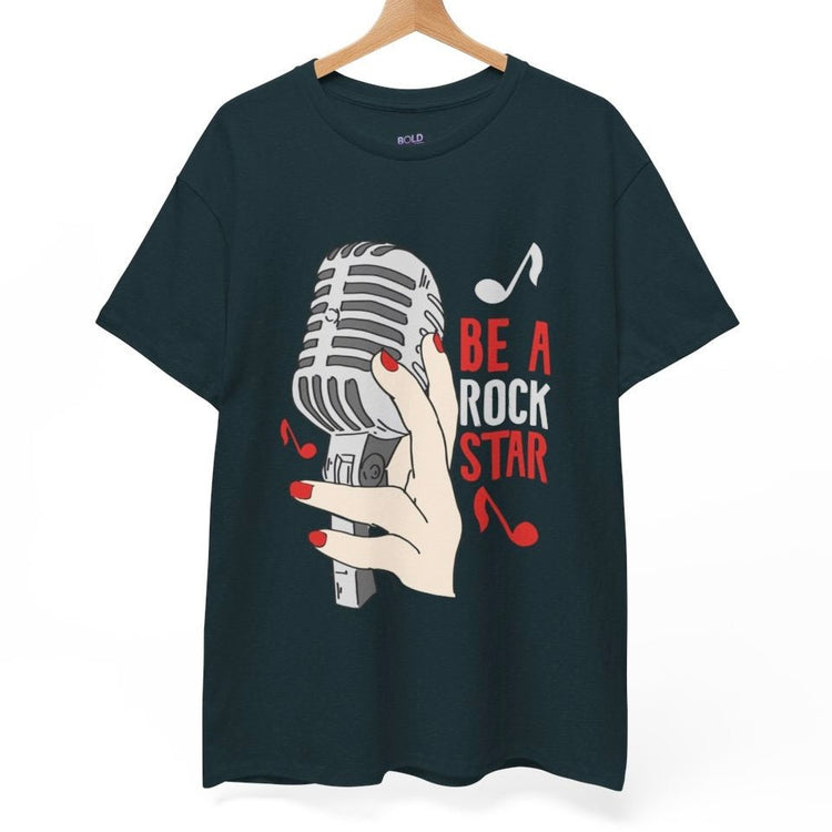 Be a Rock Star T-Shirt - Bold Printed Tees