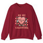 Be My Valentine Heart Crewneck Sweatshirt - Bold Printed Tees