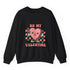 Be My Valentine Heart Crewneck Sweatshirt - Bold Printed Tees