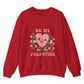 Be My Valentine Heart Crewneck Sweatshirt - Bold Printed Tees