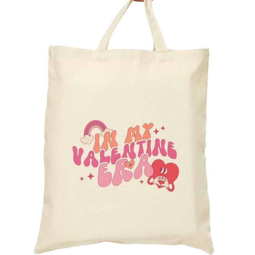 In My Valentine Era Tote Bag - Bold Printed Tees