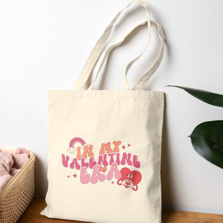 In My Valentine Era Tote Bag - Bold Printed Tees