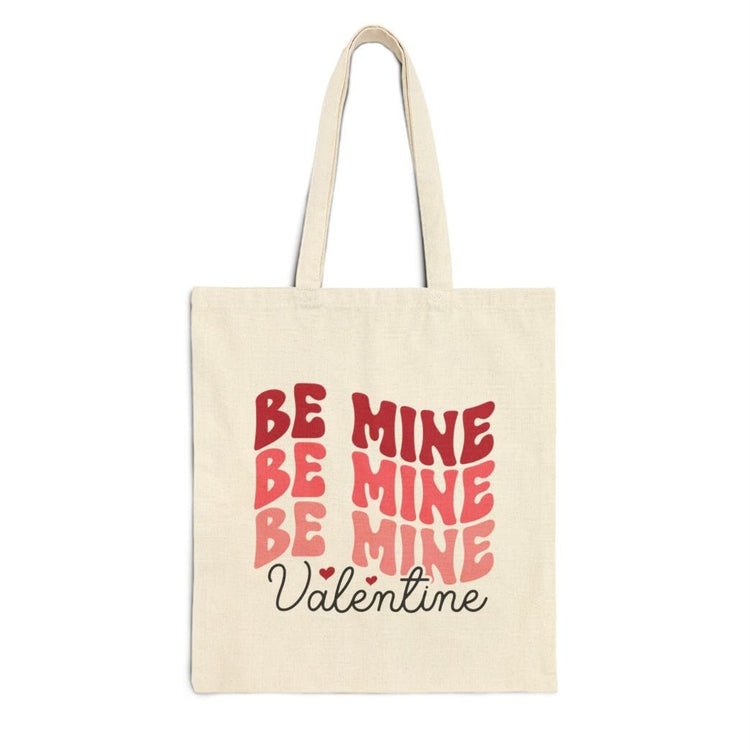 Be Mine Valentine Tote Bag - Bold Printed Tees