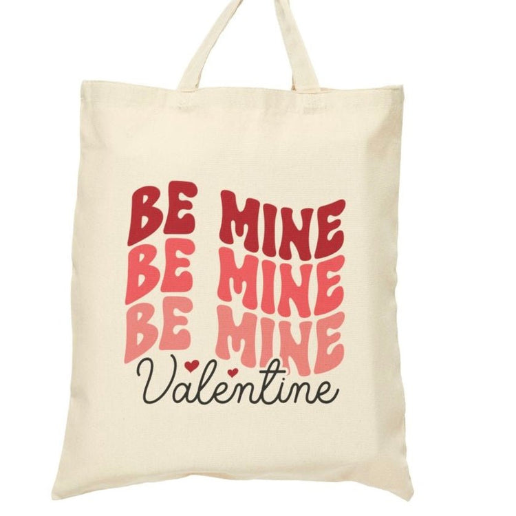 Be Mine Valentine Tote Bag - Bold Printed Tees