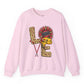 Hockey Love Crewneck Sweatshirt - Bold Printed Tees