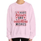 Hugs Kisses And Valentine Wishes Crewneck Sweatshirt - Bold Printed Tees