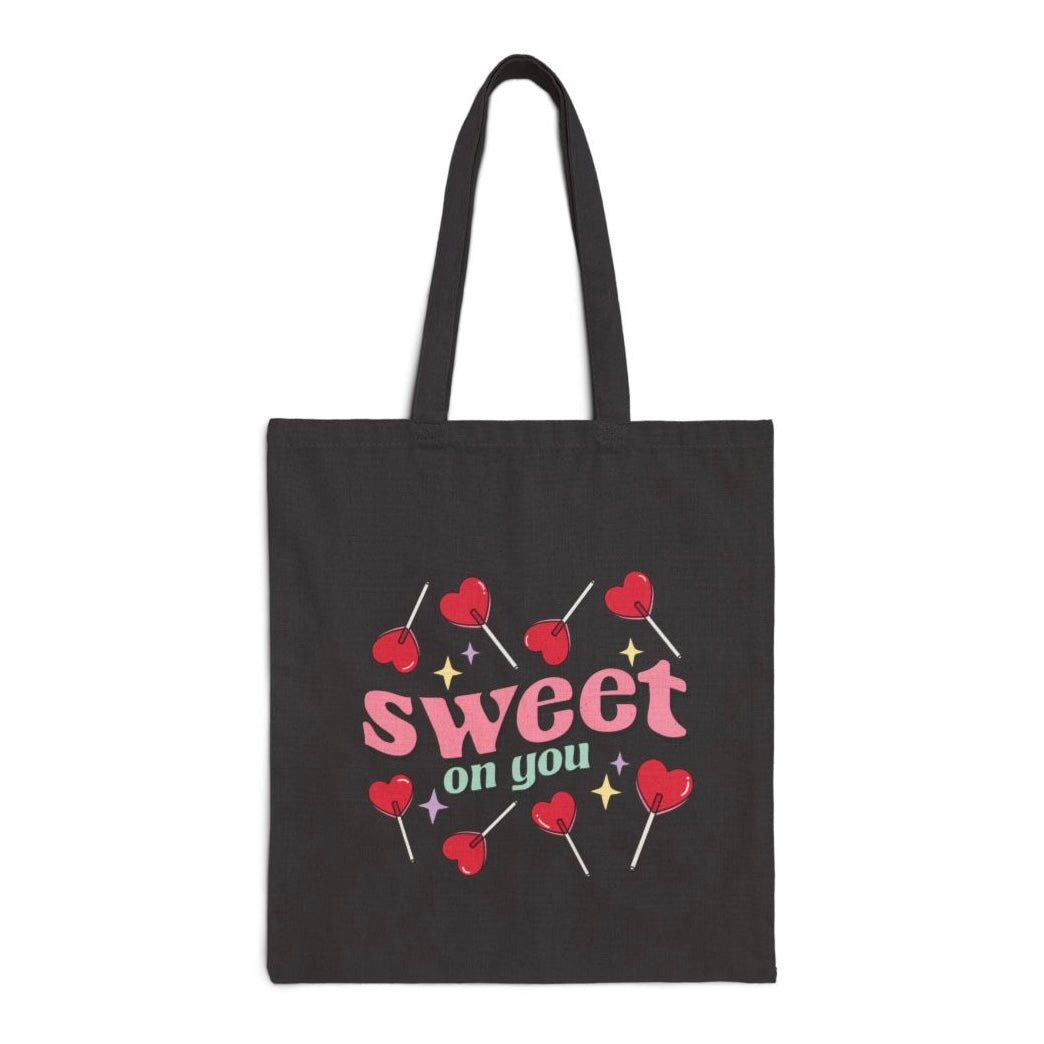Sweet On You Valentine Tote Bag - Bold Printed Tees