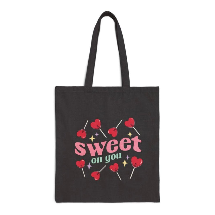 Sweet On You Valentine Tote Bag - Bold Printed Tees