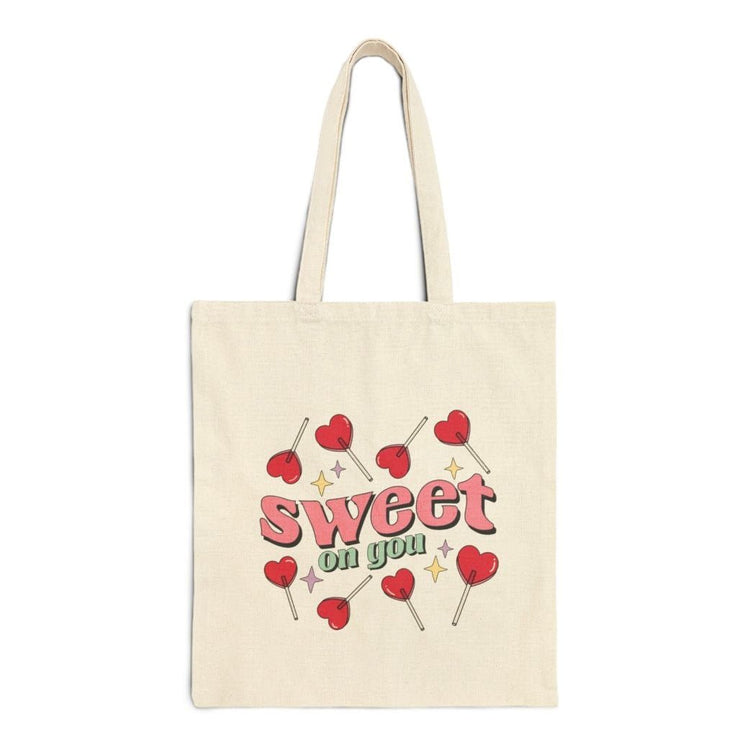 Sweet On You Valentine Tote Bag - Bold Printed Tees