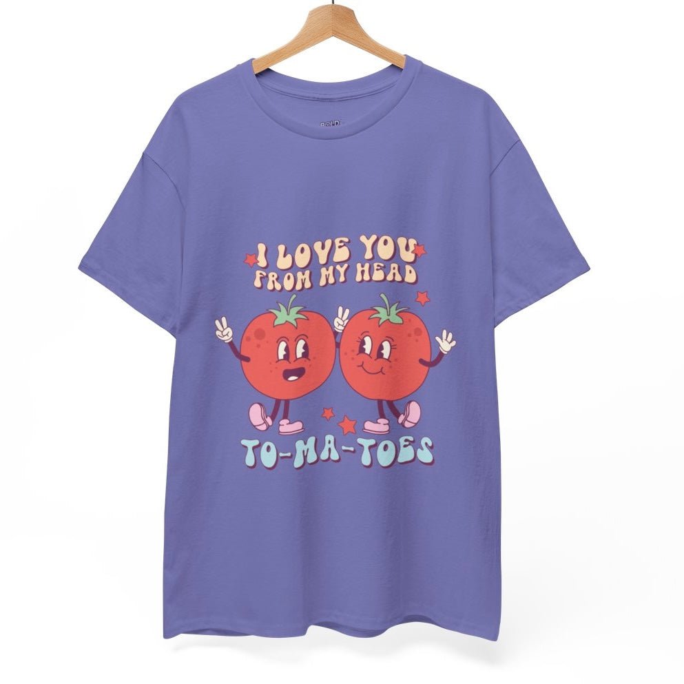 I Love You From My Head To Ma Toes Valentine T Shirt - Bold Printed Tees