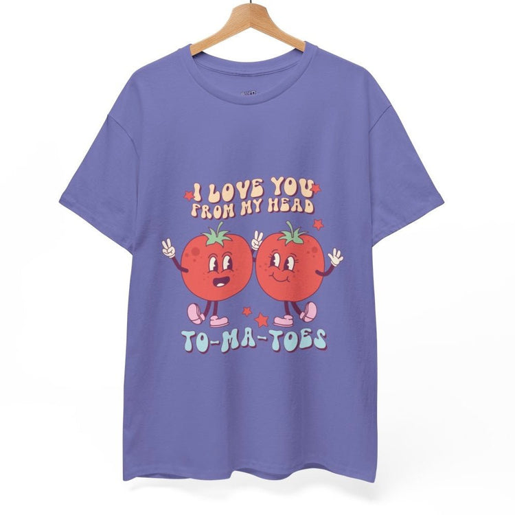 I Love You From My Head To Ma Toes Valentine T Shirt - Bold Printed Tees