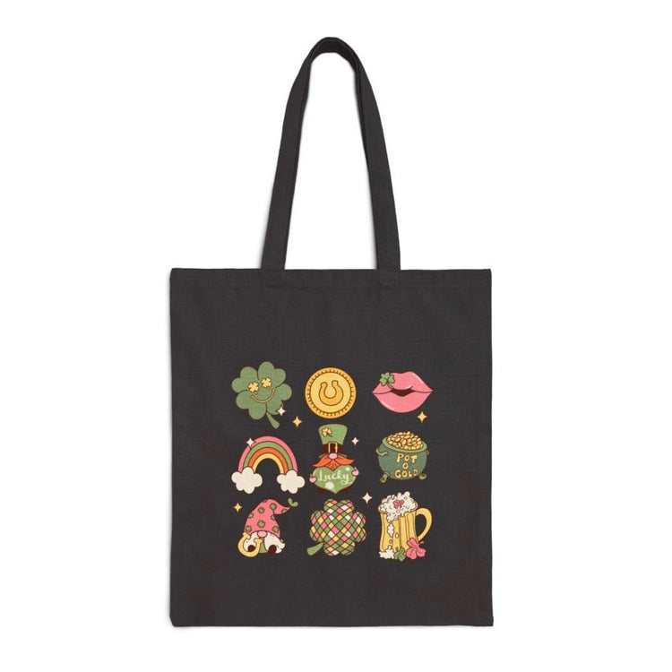 Feeling Lucky Icons Tote Bag - Bold Printed Tees