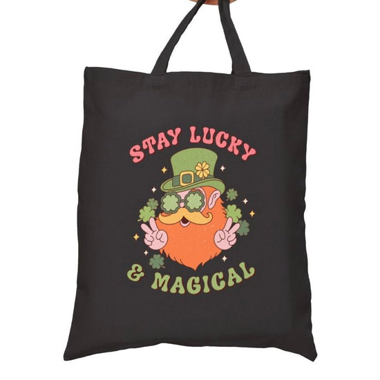 Stay Lucky & Magical Tote Bag - Bold Printed Tees