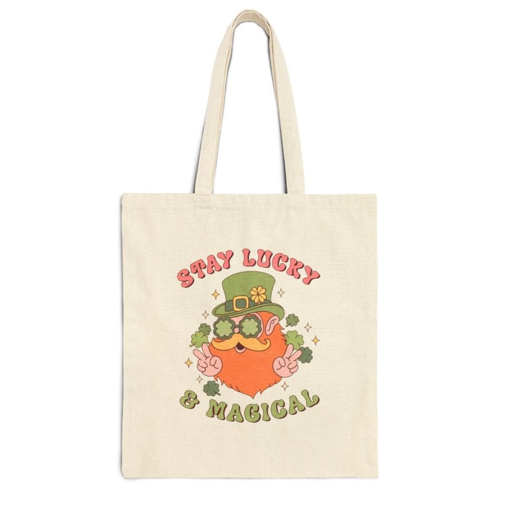 Stay Lucky & Magical Tote Bag - Bold Printed Tees